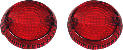 Custom Dynamics Red Motorcycle Turn Signal Lens 2002-2008 Vulcan 900 1500 1600