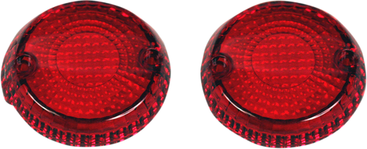 Custom Dynamics Red Motorcycle Turn Signal Lens 2002-2008 Vulcan 900 1500 1600