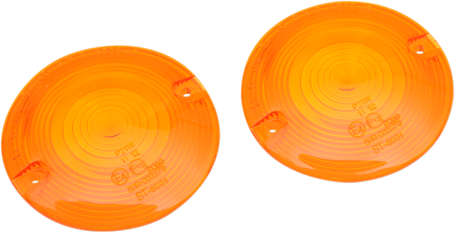 Drag Specialties  Amber DOT Pair Lens fits 1999-22 Harley Davidson Touring FLHX