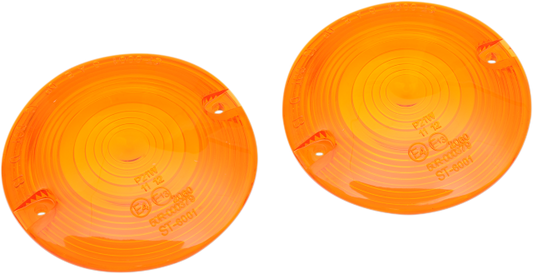 Drag Specialties  Amber DOT Pair Lens fits 1999-22 Harley Davidson Touring FLHX