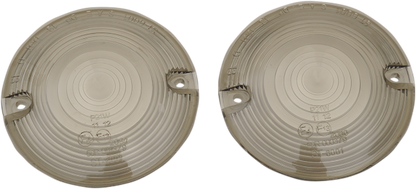 Drag Specialties Pair Front  Rear Smoke Turn Signal Lens 1986-22 Harley Touring