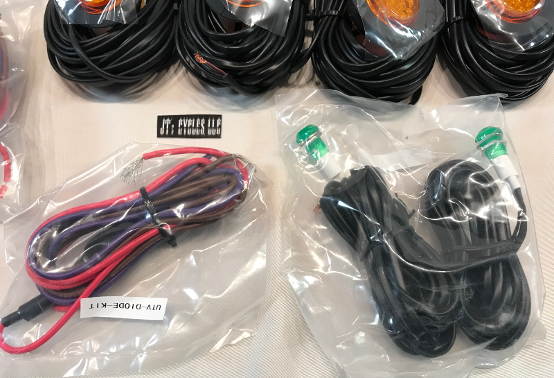 Custom Dynamics Front Rear Amber LED Universal Atv Utv Off road Turn Signal Kit