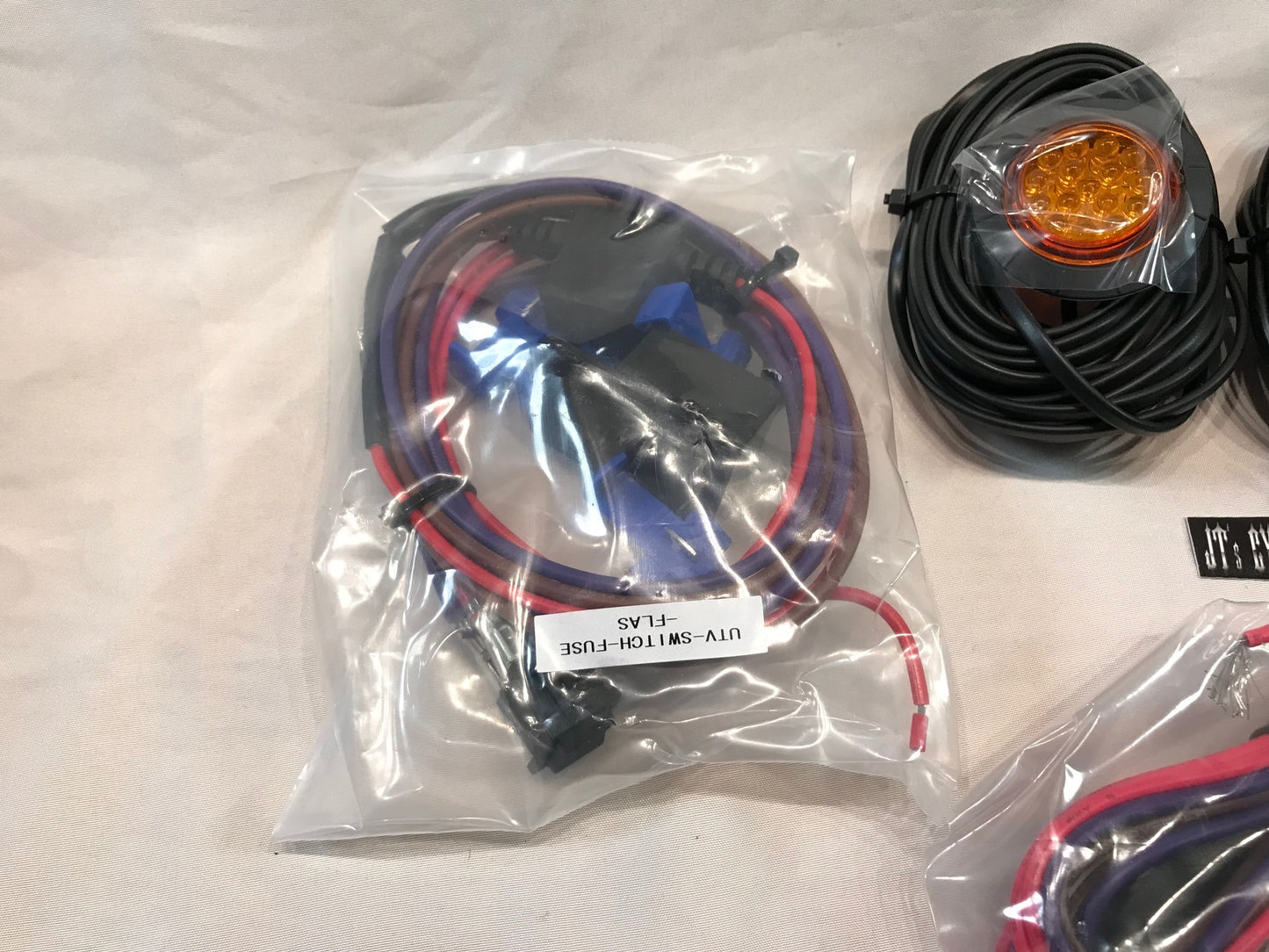 Custom Dynamics Front Rear Amber LED Universal Atv Utv Off road Turn Signal Kit