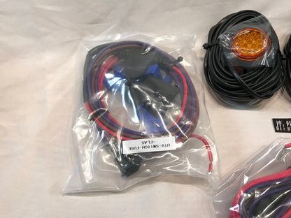 Custom Dynamics Front Rear Amber LED Universal Atv Utv Off road Turn Signal Kit