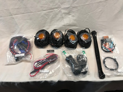 Custom Dynamics Front Rear Amber LED Universal Atv Utv Off road Turn Signal Kit