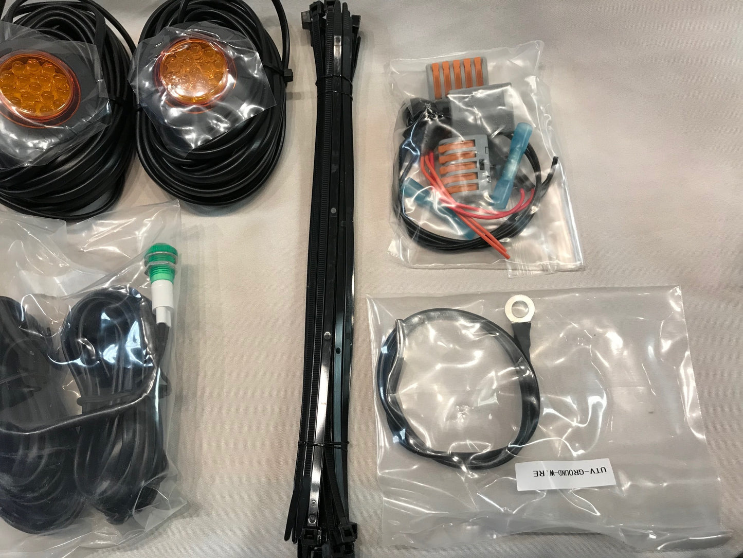 Custom Dynamics Front Rear Amber LED Universal Atv Utv Off road Turn Signal Kit