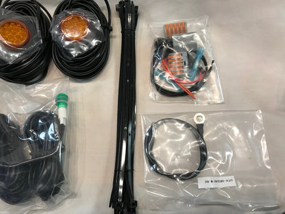 Custom Dynamics Front Rear Amber LED Universal Atv Utv Off road Turn Signal Kit