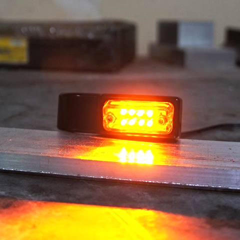 Joker Machine Pair Universal Black Amber LED Front 39mm Fork Turn Signal Kit