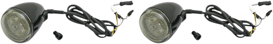 Custom Dynamics Black Probeam Front LED Turn Signal Kit 2014-2023 Indian Chief