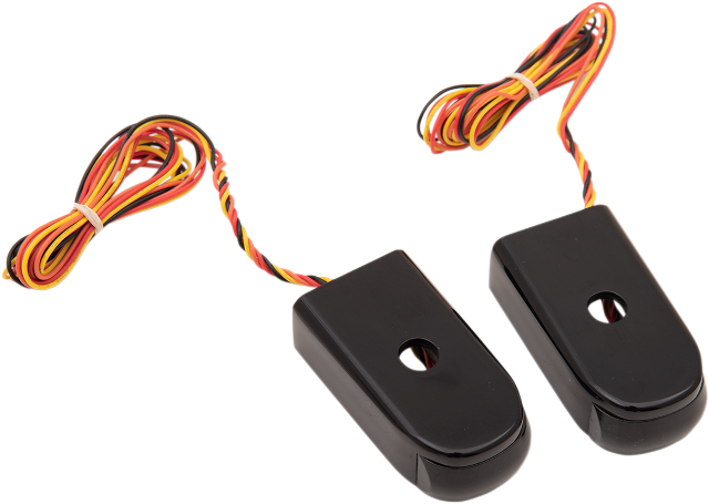 Alloy Art Black Smoke Lens LED Rear Fender Strut Lights 2018-2020 Harley FXLRS