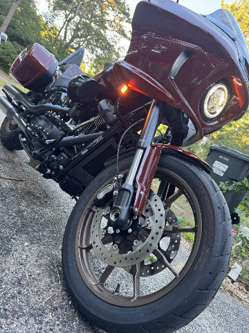 Custom Dynamics Smoke Front LED Turn Signals for 2018-2024 Harley Low Rider ST