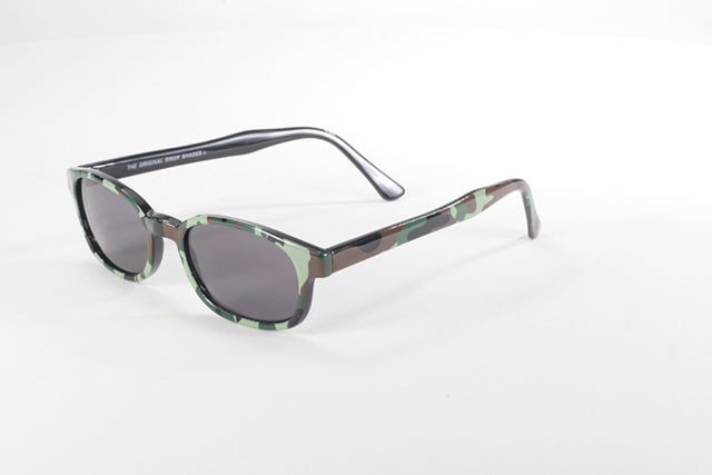 KD's 1 Pair Camo Smoke Lens Old School Biker Motorcycle Sunglasses 2021