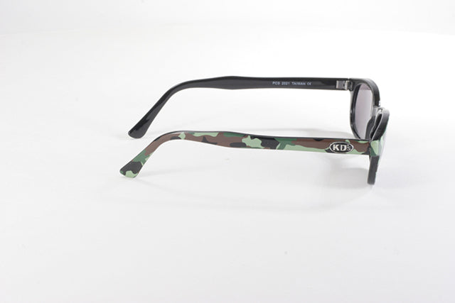 KD's 1 Pair Camo Smoke Lens Old School Biker Motorcycle Sunglasses 2021