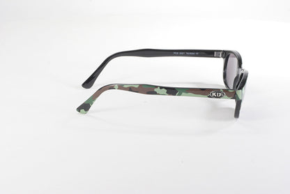 KD's 1 Pair Camo Smoke Lens Old School Biker Motorcycle Sunglasses 2021