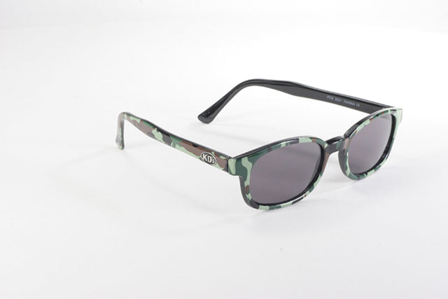 KD's 1 Pair Camo Smoke Lens Old School Biker Motorcycle Sunglasses 2021