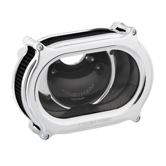 Arlen Ness Method Stage 2 Chrome Air Filter Kit for 99-17 Harley Touring Softail