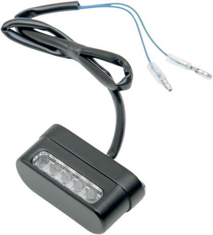 Drag Specialties Universal Black LED License Plate Tag Light for Harley