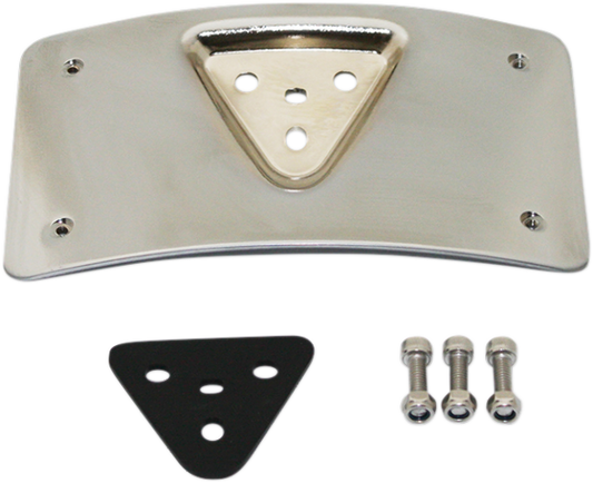 Custom Dynamics Chrome Radius Motorcycle License Plate 1999-2024 Harley FLH FXR