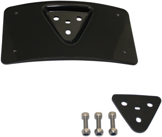 Custom Dynamics Black Motorcycle License Place Mount for 1999-2024 Harley Models