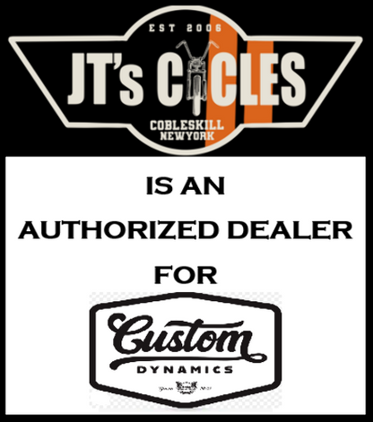 Custom Dynamics All-In-One Black License Plate Frame for 2026 Harley Touring
