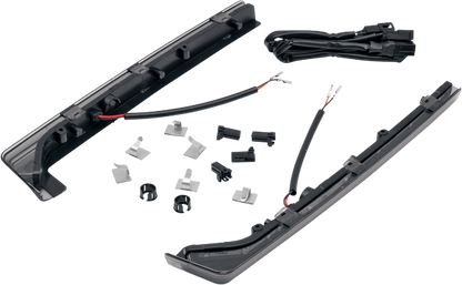 Drag Specialties Tour Pak Accent Smoke Lenses Light Kit 06-13 Harley Touring