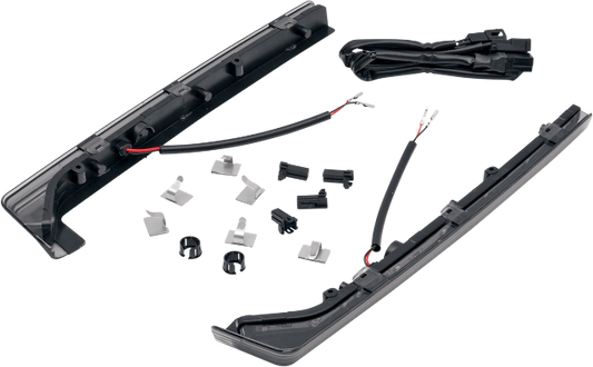 Drag Specialties Tour Pak Accent Smoke Lenses Light Kit 06-13 Harley Touring
