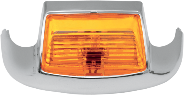 Drag Specialties Amber Front Fender Tip Light 00-13 Harley Touring Bagger FLHR
