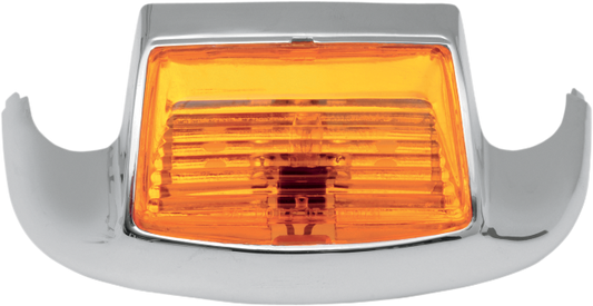 Drag Specialties Amber Front Fender Tip Light 00-13 Harley Touring Bagger FLHR