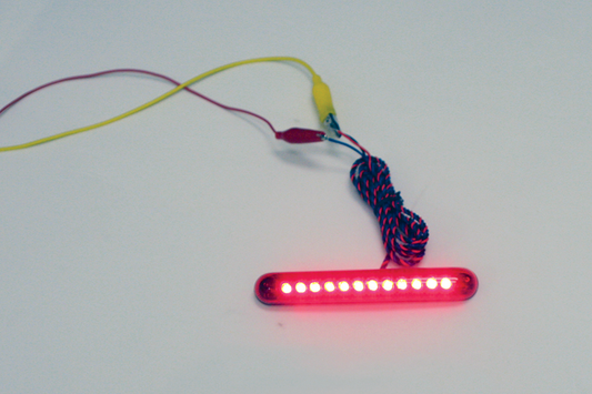 Custom Dynamics Red Led Universal Motorcycle Light Bar fits Harley Davidson