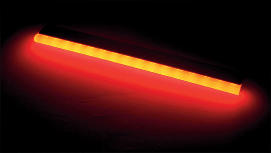 Custom Dynamics 8" Universal Rear Smoked LED Red Plasma Rod Strip fits Harley