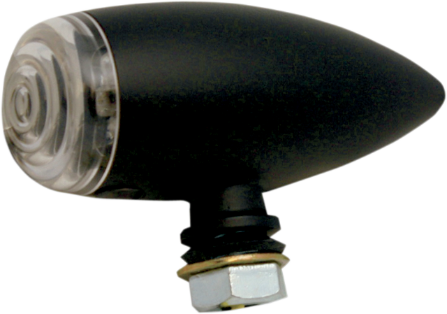 Pro One Black Amber Lens LED Bullet Motorcycle Turn Signal Kit Harley Davidson