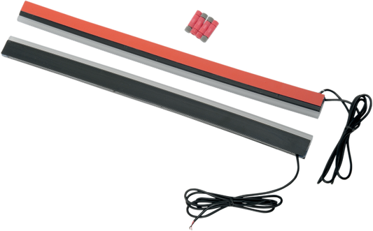 Custom Dynamics Red LED 14" Rear Plasma Rods Accent Lights for Harley Davidson