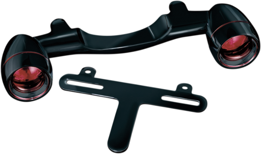 Kuryakyn Black Bullet Light Rear Turn Signal Bar 1986-2017 Harley Touring 5405