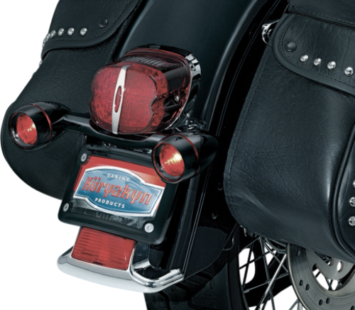 Kuryakyn Black Bullet Light Rear Turn Signal Bar 1986-2017 Harley Touring 5405