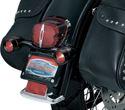 Kuryakyn Black Bullet Light Rear Turn Signal Bar 1986-2017 Harley Touring 5405