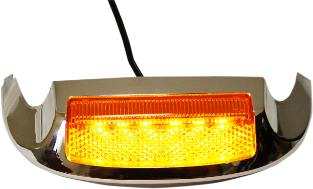 Custom Dynamics LED Clear Lens Front Fender Tip Light 2014-2024 Harley Touring