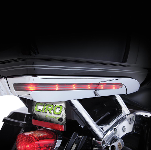 Ciro Chrome LED Tour Pack Accent Light Kit for 14-23 Harley Touring FLHTKL FLTRU