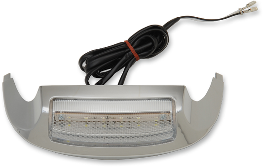 Drag Specialties Clear Lens Front Fender Tip Light fits 2014-2019 Harley Touring