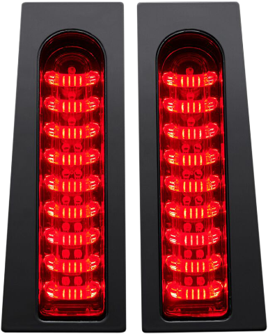 Custom Dynamics Black Probeam LED Fillerz Lights 2014-2024 Harley Touring Models