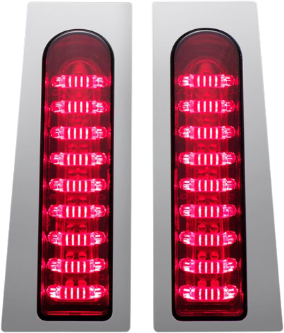 Custom Dynamics Chrome Probeam LED Fillerz Lights fits 2014-2024 Harley Touring
