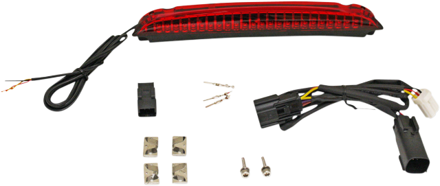 Custom Dynamics Red LED Air Wing Luggage Rack Light 2014-2024 Harley Touring