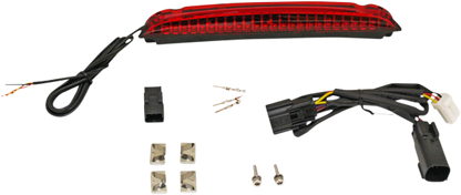 Custom Dynamics Red LED Air Wing Luggage Rack Light 2014-2024 Harley Touring