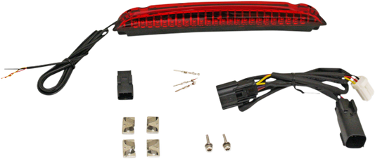 Custom Dynamics Red LED Air Wing Luggage Rack Light 2014-2024 Harley Touring