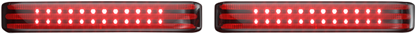 Custom Dynamics Black LED Smoke Lens Saddlebag Lights 1997-2013 Harley Touring