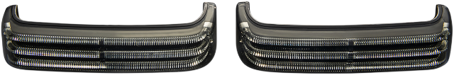 Custom Dynamics Black LED Smoke Lens Saddlebag Lights 1997-2013 Harley Touring