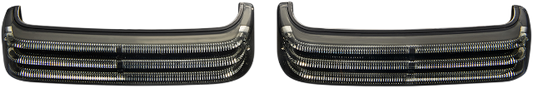 Custom Dynamics Black LED Smoke Lens Saddlebag Lights 1997-2013 Harley Touring