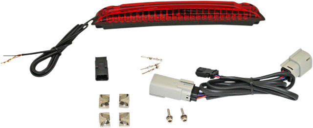 Custom Dynamics Black LED Luggage Rack Brake Light 2015-2024 Harley Road Glide