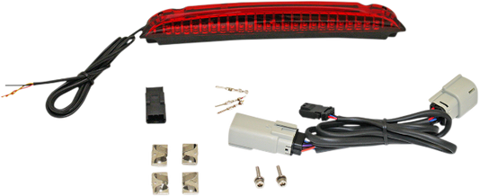 Custom Dynamics Black LED Luggage Rack Brake Light 2015-2024 Harley Road Glide