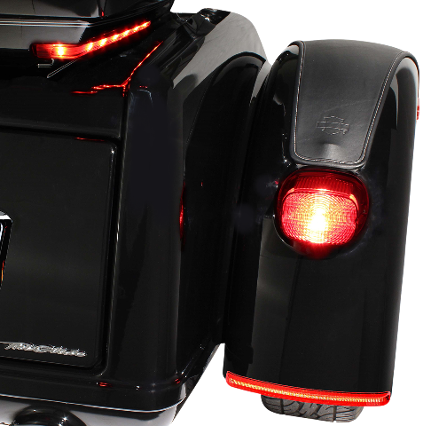 Ciro LED Fender Blades Turn Signal Kit for 2009-24 Harley Trike FLHTCUTG FLHXXX
