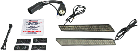 Custom Dynamics Smoke Lens Saddlebag LED Latch Lights for 2014-23 Harley Touring